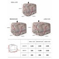 thumbnail image 3 of Fsddascl Pink Snowman Christmas Small Toaster Cover 2 Slice, Kitchen Appliance Covers, Xmas Floral Tree Snowflake Rustic Toaster Oven Cover with Loop, Bread Machine Cover Polyester Dust Cover, 3 of 5