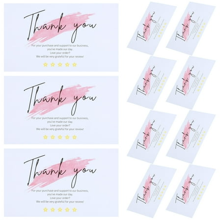 WORGEOUS  60 Pcs Thank You Cards for Business Thanks Gift Boxes Bride