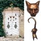 thumbnail image 3 of Estatua para colgar en la pared 2x Estatua Escultura Decoración Pared Montaje Puerta para Patio Hogar, 3 of 7