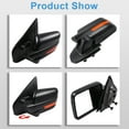 thumbnail image 4 of ECCPP Rear View Mirror Towing Mirror fit for 2004-2014 for F-150 with Left Side Power Heated ADP11643601S, 4 of 5