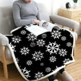 thumbnail image 2 of Christmas Poncho Blanket Wearable Blanket Christmas Adults Baby Blanket Warm Cardigan Cape Cozy Poncho Wrap Throw for Adult Soft Plush Blanket Throw Wrap Cover,39.4X27.5inch, 2 of 4