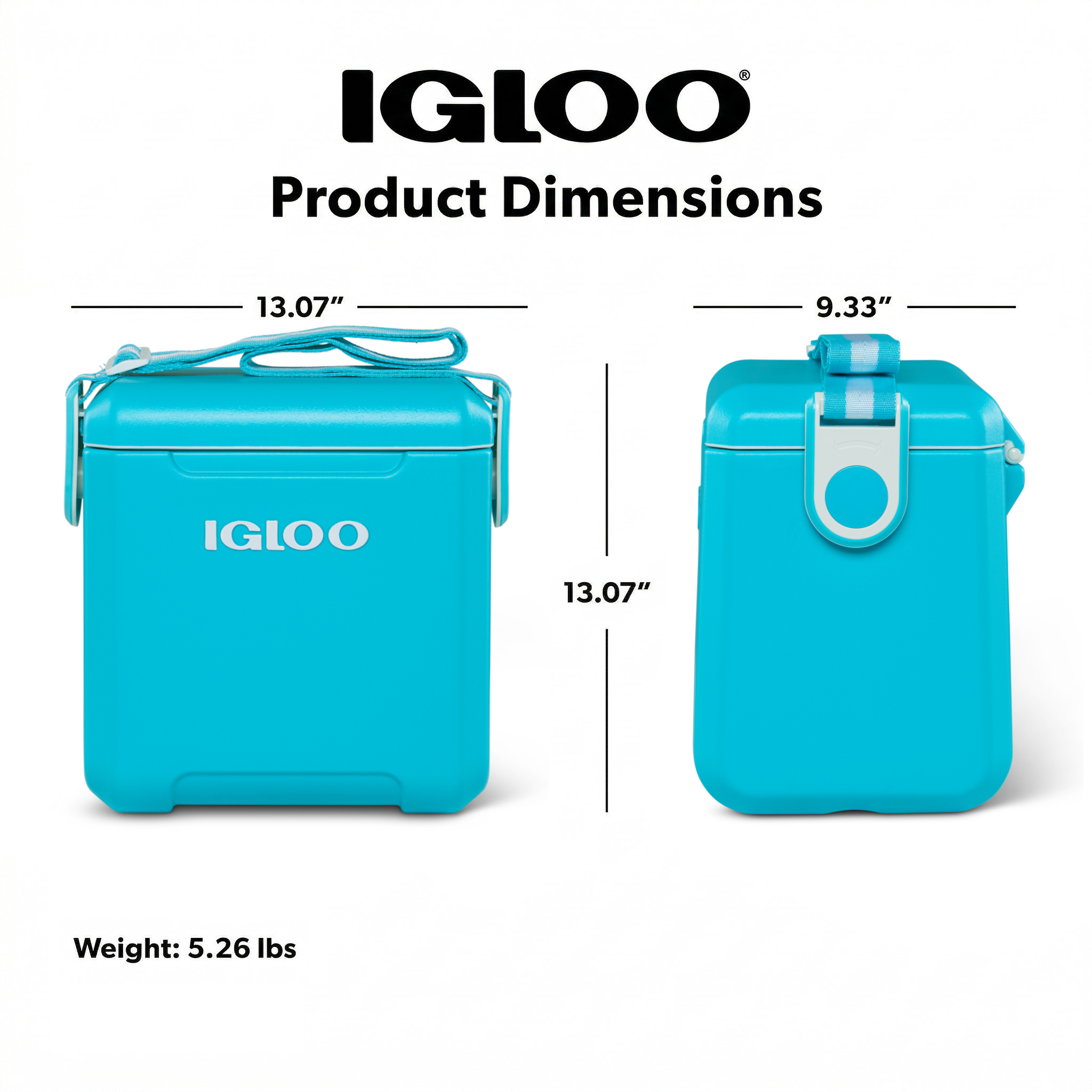 Igloo Tag-A-Long Too 11qt Hard Side Cooler Turquoise photo 4