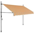 thumbnail image 6 of vidaXL Manual Retractable Awning with LED and Folding Arm Multi Colors/Sizes, 6 of 11