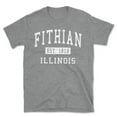 thumbnail image 1 of Fithian Illinois Classic Established Men's Cotton T-Shirt, 1 of 1