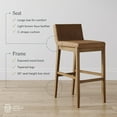 thumbnail image 3 of Nathan James Faux Leather Seat Bar Stool, 3 of 6