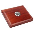 thumbnail image 3 of Reed Box, Saxophone Clarinet Box Convenient Square With Hygrometer For Organization Log Color,Amber Color, 3 of 8
