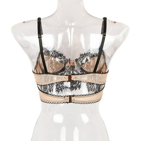 

ABIDE Women Sexy Floral Lace Camisole Bra Single-Breasted Vest Bralette