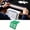 Green, variant on Mahjong Card Holder for Table, Under Mat Slide in Stand Angled Viewing Rack Foldable 3D Printed Space Saving Accessory for All Mahjong Mat, Pink