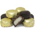 thumbnail image 2 of Gourmet Chocolate Creme Mints by Its Delish  3 LBS 48 Oz Jumbo Reusable Container  Premium Dark Chocolate Covered Mint Cream Individually Wrapped in Fancy Gold Foil  Certified Kosher Parve, 2 of 5