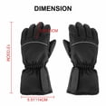 thumbnail image 4 of Motocicleta Guantes térmicos eléctricos Pan táctil Invierno Cálido Baoblaze Mujeres calentadas guantes., 4 of 8