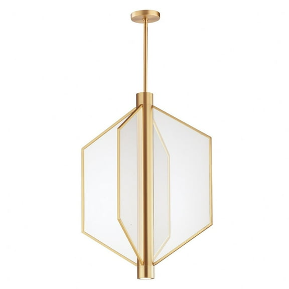 E25136-133NAB-ET2 Lighting-Telstar - 30 Inch 4 LED Large Pendant-Natural Aged Brass Finish