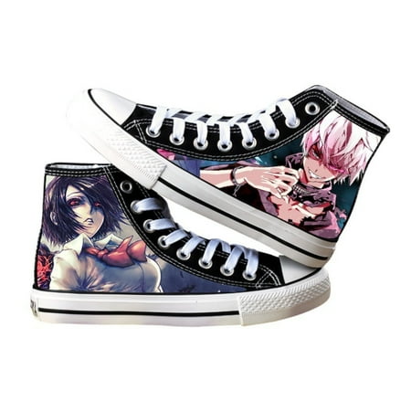 

New Tokyo Ghoul animation peripheral high top canvas shoes men and women lovers casual shoes
