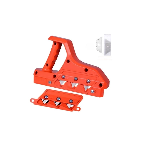 Drywall Cutting Tool, Plasterboard Angle Fast Cutter, Precise 45 60 Gypsum Board Chamferer With 10 Blades, Woodworking Hand Smoothing Planes