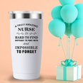 thumbnail image 3 of A Truly Amazing Nurse is Hard To Find Travel Mug Tumbler.Nurse Gifts for Friend Daughter Men Women.Funny Nurses,Nurse Appreciation,Nursing School Graduation Gifts.(20 oz White), 3 of 6