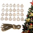 thumbnail image 4 of Calendario de Adviento de Navidad de Cuenta atrás con números, colgante de madera, bolsas de regalo de Navidad, etiqueta de número, etiquetas colgantes, Año Nuevo, 1-24, 4 of 4