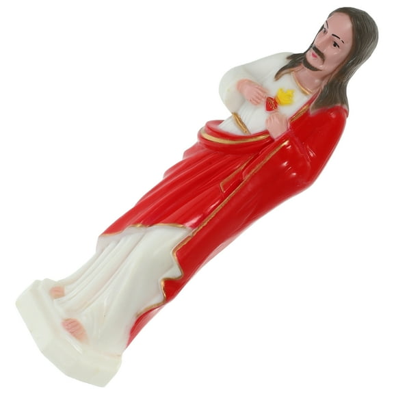 WORGEOUS Saint Jesus Statue Christian Church Ornament Religious Decorative Jesus Sculpture