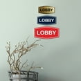 thumbnail image 5 of Signs ByLITA Fancy Lobby Sign (Red) - Medium, 5 of 5