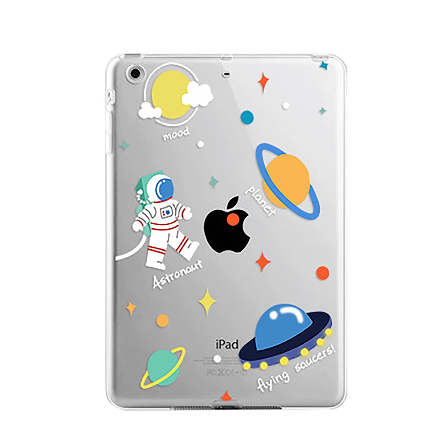 Ipad Air 4 Case Ipad 10 9 Case Soft Tpu Anti Scratch Shockproof Protection Back Cover Cute Cartoon For Apple Ipad Air 4th Gen 10 9 Inch Space Travel 1 Walmart Com