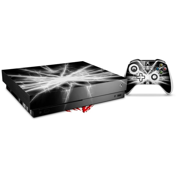 Skin Wrap for XBOX One X Console and Controller Lightning White