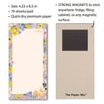 thumbnail image 2 of 2 PACK MAGNETIC NOTEPADS FOR REFRIGERATOR-Floral Memo Pad, To Do List, 70 Sheets, 4.25x8.5, Orange Flower Notepad, Stationery Gift for Her, Office List Pad, Cute Writing Pad, 2 of 11