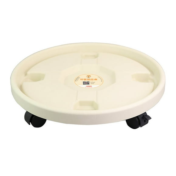 Plastic Tray Movable Holder Flower Pot Rack Wheels For Women Girls Removable Portable Plant Stand
