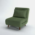 thumbnail image 3 of A&D Home Tustin Polyester Convertible Futon Chair, Olive Green, 3 of 10
