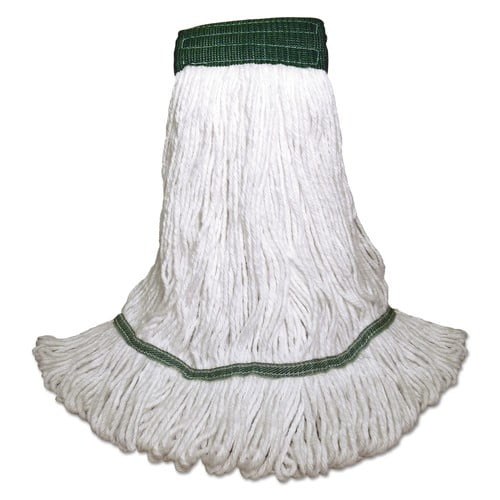 Boardwalk BWKSP200M14DZ Loop End Rayon Mop Head, Rayon, Medium, 14 Oz, White, Dozen by BOARDWALK