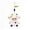 White, variant on Cartoon Cute Doll Plush Toy Keychain Small Pendant