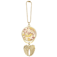 thumbnail image 1 of Illustration de Fruits Banane Motif Coloré Porte-Clés Aile d'Ange Pendentif, 1 of 4
