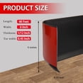 thumbnail image 6 of Vinyl Wall Base Baseboard Molding Trim 6" Flexible Self Adhesive Rubber Wall Base Moulding Trim Peel and Stick Design, 6 Inch x 40 Feet, Black, 6 of 6