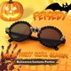 thumbnail image 3 of Gafas de calavera YONGSHENG para graduación de Halloween montura redonda con diamantes B2959, 3 of 4