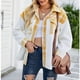 thumbnail image 3 of Chaqueta amarilla de un solo pecho con bolsillos, talla S, abrigo de solapa de manga larga para mujer, otoño/invierno, 3 of 6