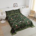 thumbnail image 4 of Erosebridal Teen Bohemian Flower Bedding King Comforter Set,Spring Garden Comforter Sets King Size,Botanical Room Decorative,Reversible,Microfiber,3 Pieces, 4 of 8
