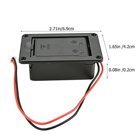 

Guitar Battery Case 9V Battery Holder Guitar 9V Battery Case Guitar Supplies