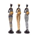 thumbnail image 4 of Figura decorativa retro negra, escultura de resina, artesanía, modelo para decoración de sala de estar, 4 of 4