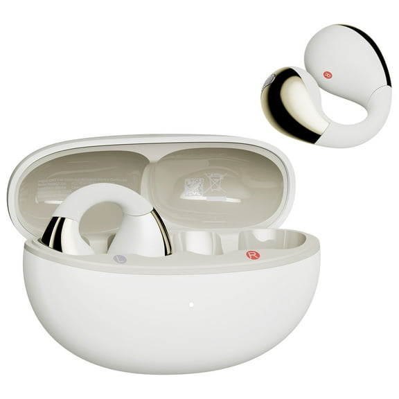Ultra Open Ear Headphones,Clip-On Wireless Earbuds with Noise Cancellation Mic, Bluetooth 5.4,Comfort Lightweight Earbuds fit sports