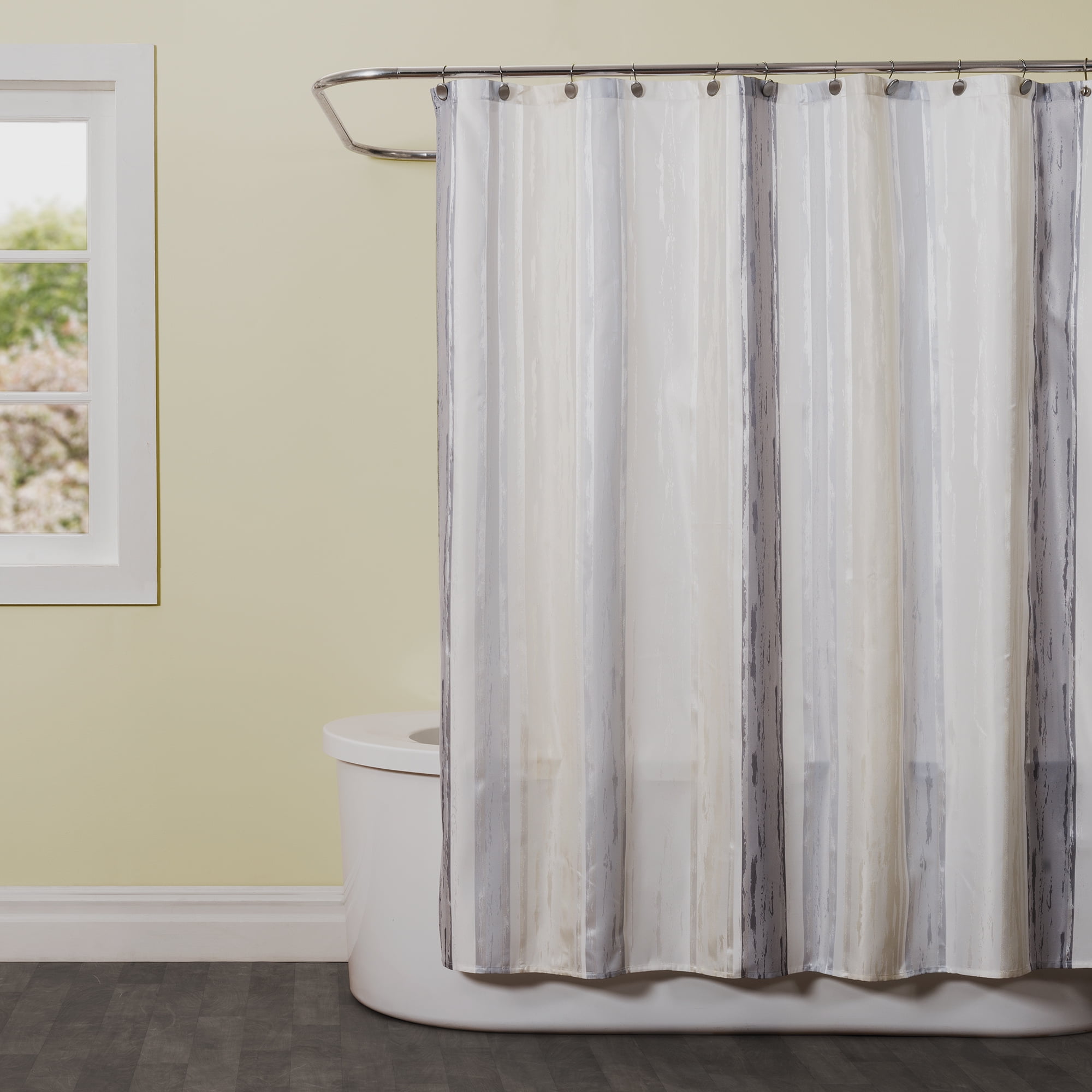 Better Homes And Gardens Textured Stripe Shower Curtain