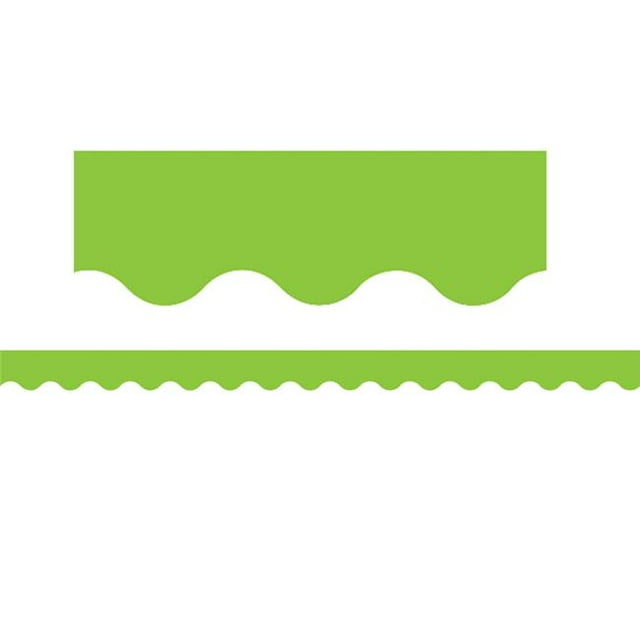 Teacher Created Resources TCR6001-6 Bordure Festonnée Lime - Lot de 6