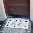 thumbnail image 2 of Rubber-Cal "Wipe Your Paws" Dog Doormat, 18 by 30-Inch, 2 of 3