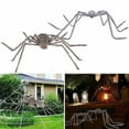 thumbnail image 4 of Halloween Decorations, 3 Ft Large Spider for Yard Lawn Garden Patio Scary Halloween Outside Decor, Indoor Haunted House Prop and Home Party Decor,Brown, 4 of 5