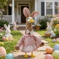 thumbnail image 4 of Porch Goose Outfits, Outdoor White Goose Statue with Costume set Garden Decor, for Holiday Porch ,Gooses Clothes Yard Accent for Home Decors Housewarming Gifts, 4 of 9