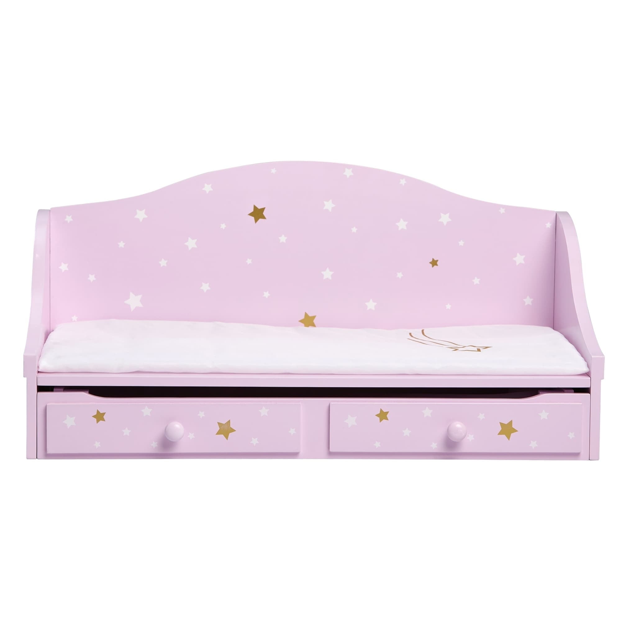 Olivia's Little World Twinkle Stars Princess 18" Doll Trundle Bed