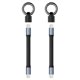 thumbnail image 1 of 2X PD65W Cable USB Tipo C A Tipo C Mini Cable de Datos Corto Tipo C de Carga Rápida Portátil 3A para Dispositivos Tipo C, 1 of 5