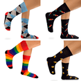 thumbnail image 3 of Calcetines De Vestir Caballero Colores Locos SET de 12 Pares Mad Socks Calcetines vestir divertidos, 3 of 4
