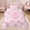 Pink B, variant on Erosebridal Bow-tie Initial L Twin Comforter Sets for Kids Girls, Ribbon Stripes Bedding Set, Pink Reversible, 2-Piece