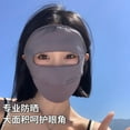 thumbnail image 3 of LinYooLi Facial Gini Ice Silk Sunscreen Mask With Full Face UV Protection For Summer Driving New Ear Hanging Sunshade Mask, 3 of 9