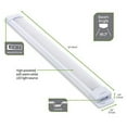 thumbnail image 2 of Enbrighten 18in LED Under Cabinet Light Fixture, Plug-in, Toggle Switch, Linkable, 0.71lbs, 2 of 9