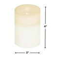 thumbnail image 4 of Brite Star Bougie Pilier Sans Flamme Blanche 3X4, 4 of 4