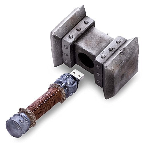 Swordfish Tech Warcraft, Doomhammer Data Charging Cord for Lighting Connector/ Micro USB - Warcraft Movie Official Licen