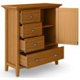 thumbnail image 3 of Simpli Home Redmond Wood 39" Transitional Medium Cabinet in Light Golden Brown, 3 of 8